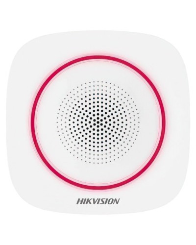 DS-PS1-II-WE(RU) Red Indicator. Оповещатель свето-звуковой радиоканальный. AX PRO Hikvision в Петропавловске-Камчатском