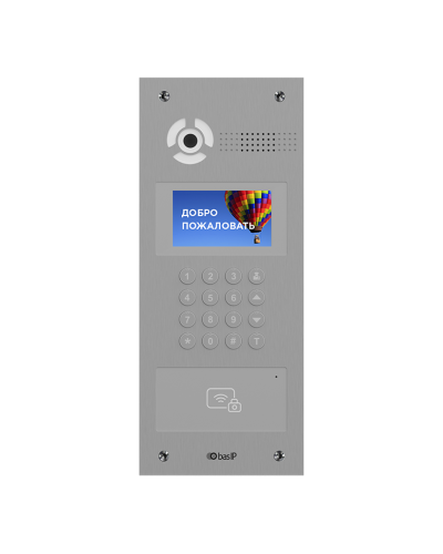 AA-07BD SILVER. Вызывная панель IP-домофона. BAS-IP в Петропавловске-Камчатском