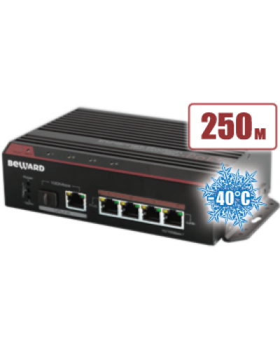 STP-411HP. Коммутатор 4-портовый. Beward в Петропавловске-Камчатском