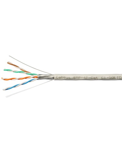 STP-4P-Cat.6a-SOLID-IN-PVC (7196c). Кабель «витая пара» (LAN) для структурированных систем связи. CABEUS в Петропавловске-Камчатском