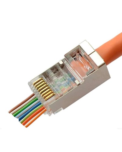 8P8C-SH-FC (100 шт) (10796c). Разъем RJ-45. CABEUS в Петропавловске-Камчатском