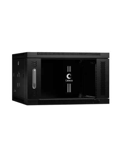 SH-05F-6U60/60-BK (8587c). Шкаф телекоммуникационный 19 настенный 6U. CABEUS в Петропавловске-Камчатском