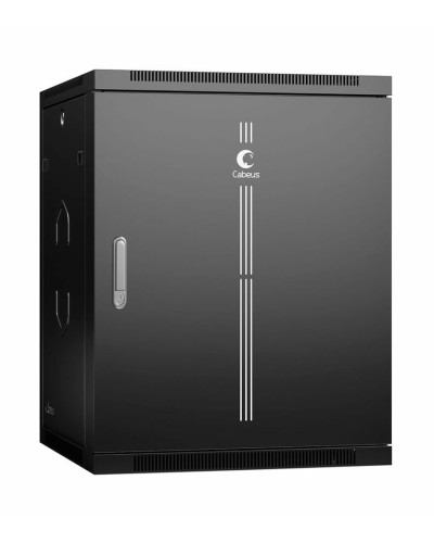 SH-05F-15U60/60m-R-BK (10746c). Шкаф телекоммуникационный 19 настенный 15U. CABEUS в Петропавловске-Камчатском