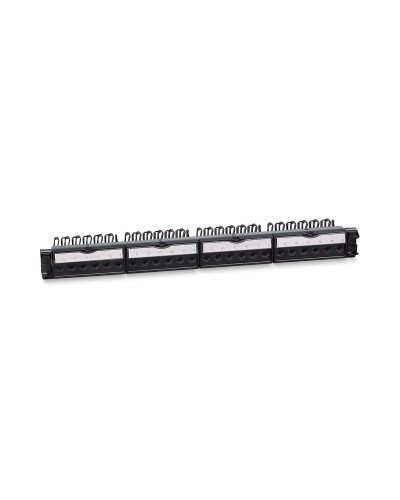 PL-24-KJ-RJ45-Cat.6-180T (11831c): Патч-панель 19" (1U), 24 порта RJ-45, категория 6, с задним кабельным организатором в Петропавловске-Камчатском