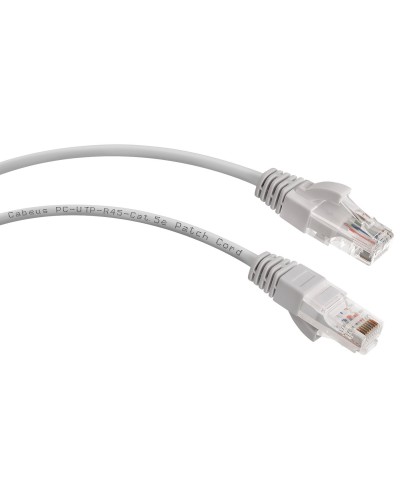 PC-UTP-RJ45-Cat.5e-0.5m-LSZH (8862c), серый. Патч-корд медный. CABEUS в Петропавловске-Камчатском