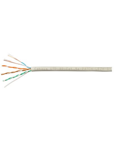 UTP-4P-Cat.5e-SOLID-GY-LIGHT-100 (9995c-5). Кабель «витая пара» (LAN) для структурированных систем связи. CABEUS в Петропавловске-Камчатском