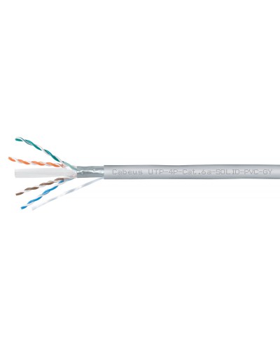 UTP-4P-Cat.6a-SOLID-PVC-GY (11373c). Кабель «витая пара» (LAN) для структурированных систем связи. CABEUS в Петропавловске-Камчатском