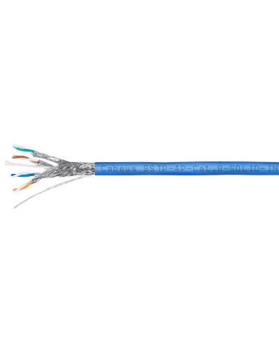 SSTP-4P-Cat.8-SOLID-IN-LSZH-BL-100 (7750c-1). Кабель «витая пара» (LAN) для структурированных систем связи. CABEUS в Петропавловске-Камчатском