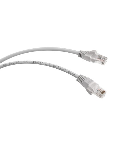 PC-UTP-RJ45-Cat.6-1m-LSZH (8877c), серый. Патч-корд медный. CABEUS в Петропавловске-Камчатском