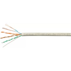 UTP-4P-Cat.5e-PATCH-GY (7201c). Кабель «витая пара» (LAN) для структурированных систем связи. CABEUS