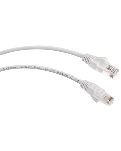 PC-UTP-RJ45-Cat.6-5m-LSZH (8881c), серый. Патч-корд медный. CABEUS в Петропавловске-Камчатском