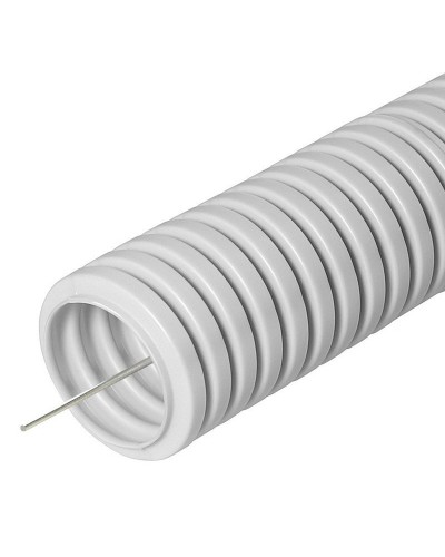 FCPL-40-PVC-020-1-GY (11231c): Труба гофрированная гибкая, лёгкая с протяжкой в Петропавловске-Камчатском