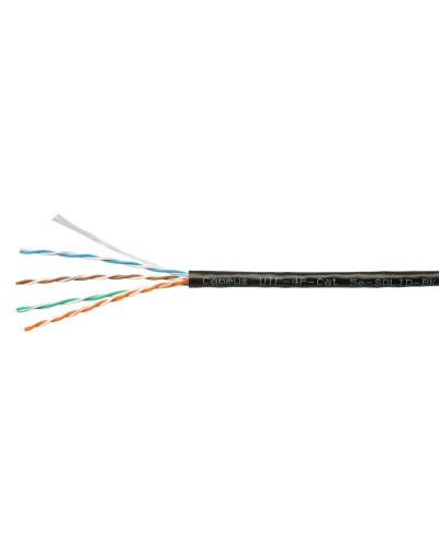 UTP-4P-Cat.5e-SOLID-LSZH-BK-100 (9781c-5). Кабель «витая пара» (LAN) для структурированных систем связи. CABEUS в Петропавловске-Камчатском