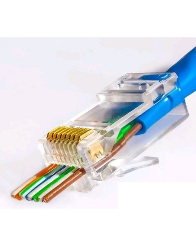8P8C-C6-FC (100 шт) (10795c). Разъем RJ-45. CABEUS в Петропавловске-Камчатском