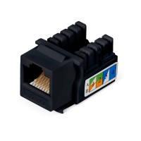 KJ-RJ45-Cat.5e-90-BK (9482c): Вставка Keystone Jack RJ-45