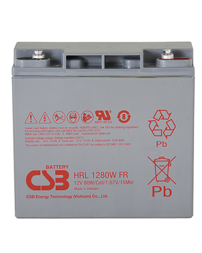 CSB HRL 1280W FR. Аккумулятор герметичный свинцово-кислотный. CSB в Петропавловске-Камчатском