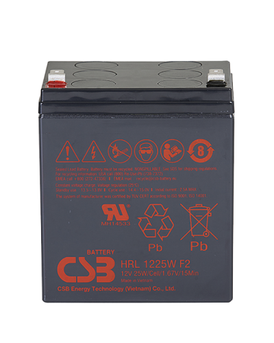 CSB HRL 1225W FR. Аккумулятор герметичный свинцово-кислотный. CSB в Петропавловске-Камчатском