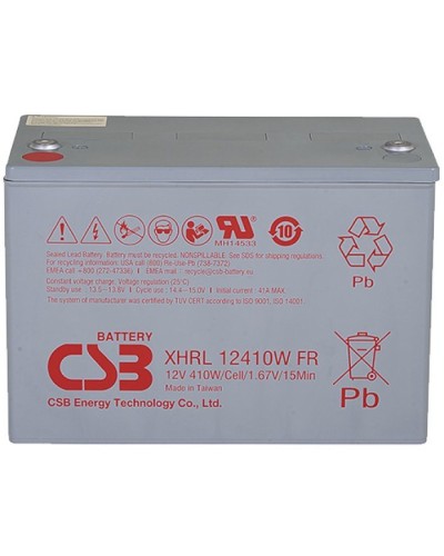 CSB XHRL 12410W FR. Аккумулятор герметичный свинцово-кислотный. CSB в Петропавловске-Камчатском