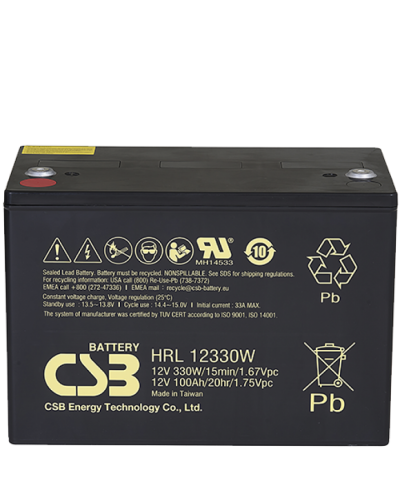CSB HRL 12330W FR. Аккумулятор герметичный свинцово-кислотный. CSB в Петропавловске-Камчатском