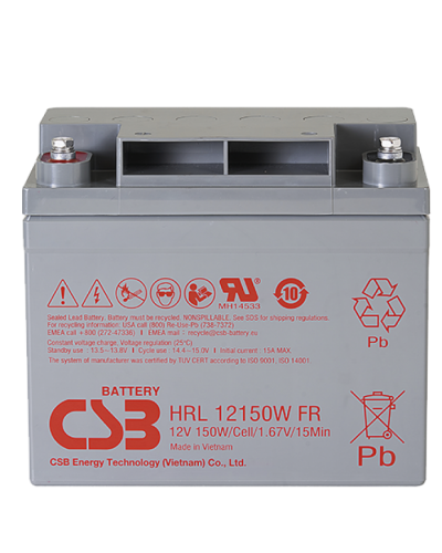 CSB HRL 12150W FR. Аккумулятор герметичный свинцово-кислотный. CSB в Петропавловске-Камчатском