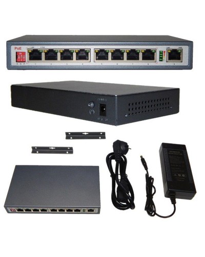 CO-SWP9C. Коммутатор 8-портовый  Gigabit Ethernet с PoE. ComOnyx в Петропавловске-Камчатском