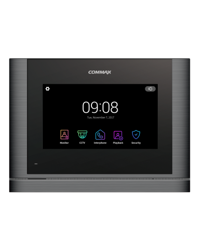 CDV-704MF/VZ (темное серебро) Black Smog. Монитор видеодомофона цветной. Commax в Петропавловске-Камчатском