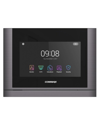 CDV-1024MA (темное серебро). Монитор видеодомофона цветной. Commax в Петропавловске-Камчатском