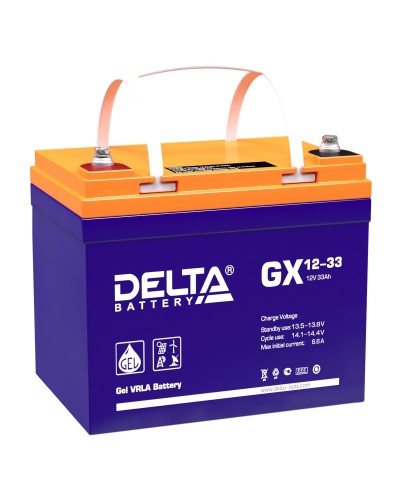 Delta GX 12-33. Аккумулятор герметичный свинцово-кислотный. Delta в Петропавловске-Камчатском