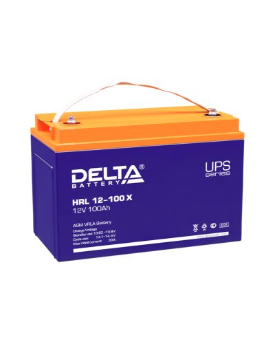 Delta HRL 12-100 X. Аккумулятор герметичный свинцово-кислотный. Delta в Петропавловске-Камчатском