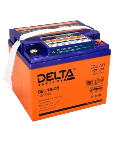 Delta GEL 12-45. Аккумулятор герметичный свинцово-кислотный. Delta в Петропавловске-Камчатском