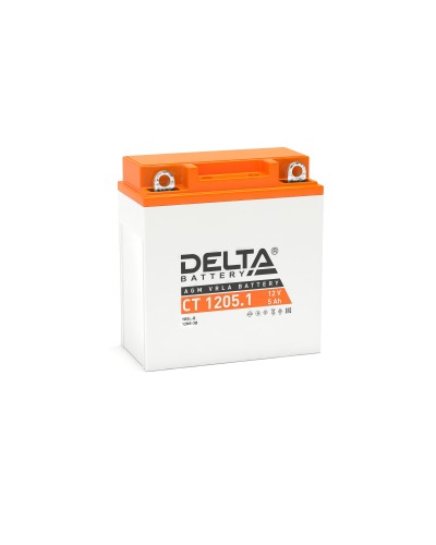 Delta CT 1205.1. Аккумулятор герметичный свинцово-кислотный стартерный. Delta в Петропавловске-Камчатском