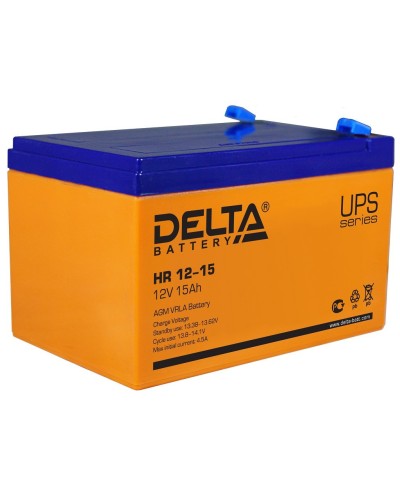 Delta HR 12-15. Аккумулятор герметичный свинцово-кислотный. Delta в Петропавловске-Камчатском