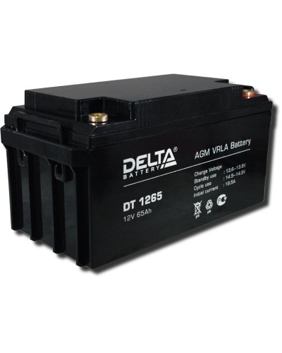 Delta DT 1265. Аккумулятор герметичный свинцово-кислотный. Delta в Петропавловске-Камчатском