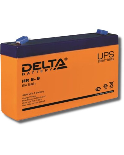 Delta HR 6-9. Аккумулятор герметичный свинцово-кислотный. Delta в Петропавловске-Камчатском