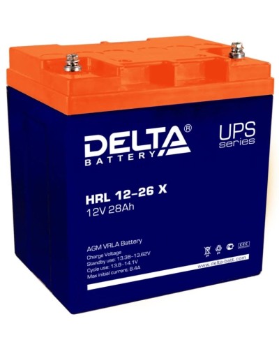 Delta HRL 12-26 X. Аккумулятор герметичный свинцово-кислотный. Delta в Петропавловске-Камчатском