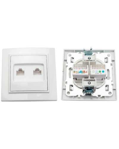 Минск Розетка RJ-45+Phone СП (ERK00-135-10). Розетка RJ-45+Phone СП. EKF в Петропавловске-Камчатском