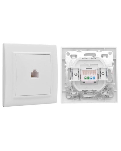 Минск Розетка RJ-45 1-местная СП (ERK01-035-10). Розетка RJ-45 1-местная СП. EKF в Петропавловске-Камчатском