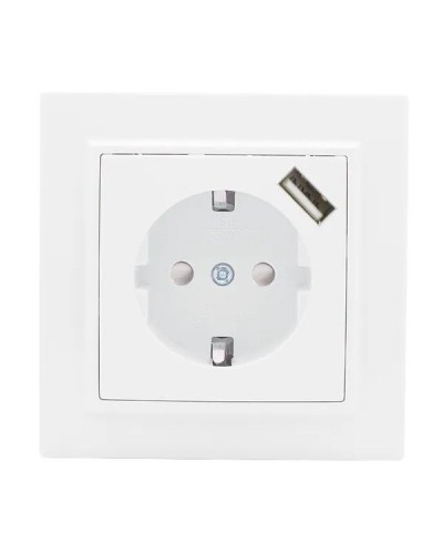 Минск Розетка 1-местная СП с/з 16А (ERR16-028-100-USB). Розетка 1-местная СП с/з 16А. EKF в Петропавловске-Камчатском