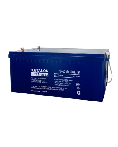 G.ETALON GL 12-200. Аккумулятор герметичный свинцово-кислотный. ETALON в Петропавловске-Камчатском
