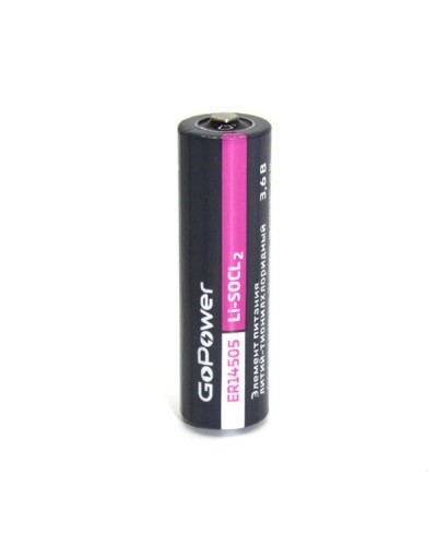 ER14505 GoPower. Литий-тионилхлоридный элемент питания. GoPower в Петропавловске-Камчатском