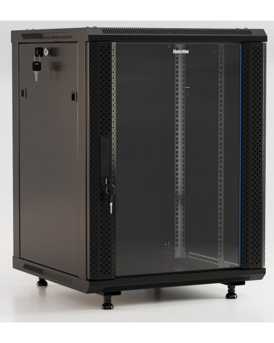TWB-FC-1545-GP-RAL9004. Шкаф телекоммуникационный 19 настенный 15U. Hyperline в Петропавловске-Камчатском