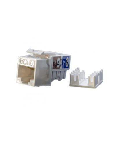 KJ9-8P8C-C6-90-WH. Вставка Keystone Jack RJ-45. Hyperline в Петропавловске-Камчатском