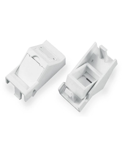 SIP2A-1K-M45-22.5. Вставка угловая 45x22.5 (аналог Mosaic) для 1 модуля формата Keystone Jack. Hyperline в Петропавловске-Камчатском