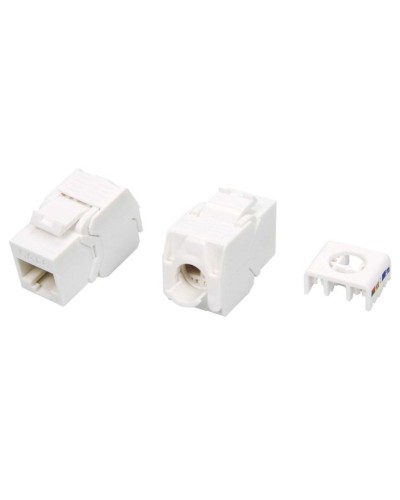 KJ8-8P8C-C6-180-TLS-WH. Вставка Keystone Jack RJ-45. Hyperline в Петропавловске-Камчатском