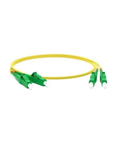 FC-D2-9-LC/AR-LC/AR-H-3M-LSZH-YL. Патч-корд волоконно-оптический одномодовый. Hyperline в Петропавловске-Камчатском