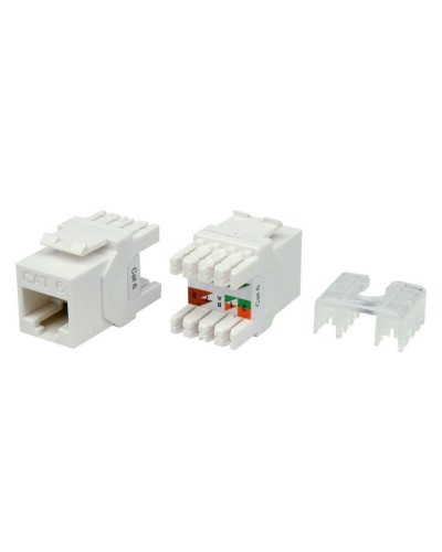 KJ8-8P8C-C6-180-WH. Вставка Keystone Jack RJ-45. Hyperline в Петропавловске-Камчатском