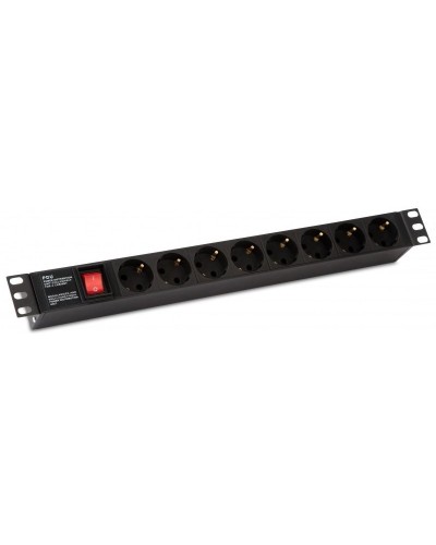SHE19-8SH-S-IEC. Блок розеток 19. Hyperline в Петропавловске-Камчатском