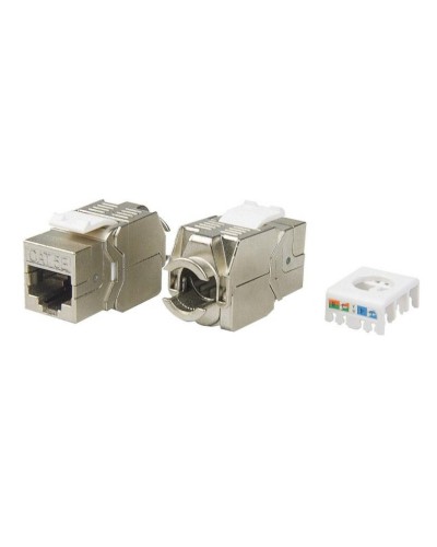 KJ8-8P8C-C5e-180-TLS-SH-F-WH. Вставка Keystone Jack RJ-45. Hyperline в Петропавловске-Камчатском