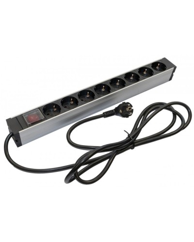 SHZ19-8SH-S-2.5EU. Блок розеток 19. Hyperline в Петропавловске-Камчатском