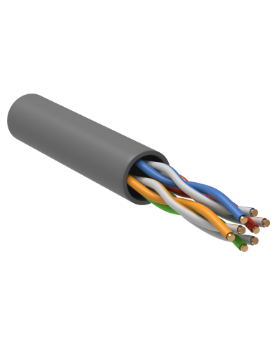 GENERICA U/UTP кат. 5E 100МГц 4 пары PVC INDOOR серый (BC1-C5E04-111-100-G). Кабель «витая пара» (LAN) для структурированных систем связи. IEK в Петропавловске-Камчатском